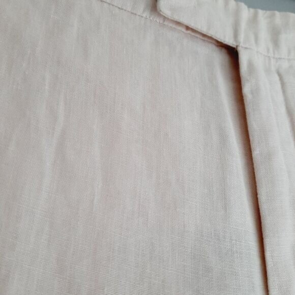 NOA NOA / Janet 100% Linen Straight Leg Regular Fit Dress Pants White Sz 6 - Picture 4 of 15
